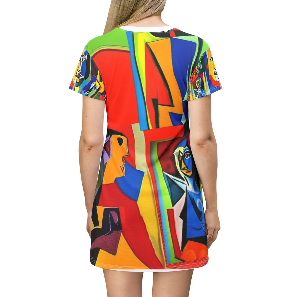 All Over Print T-Shirt Dress