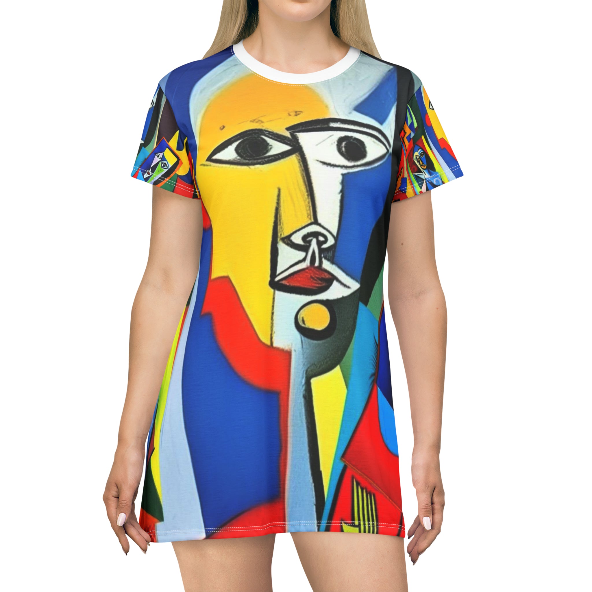 All Over Print T-Shirt Dress