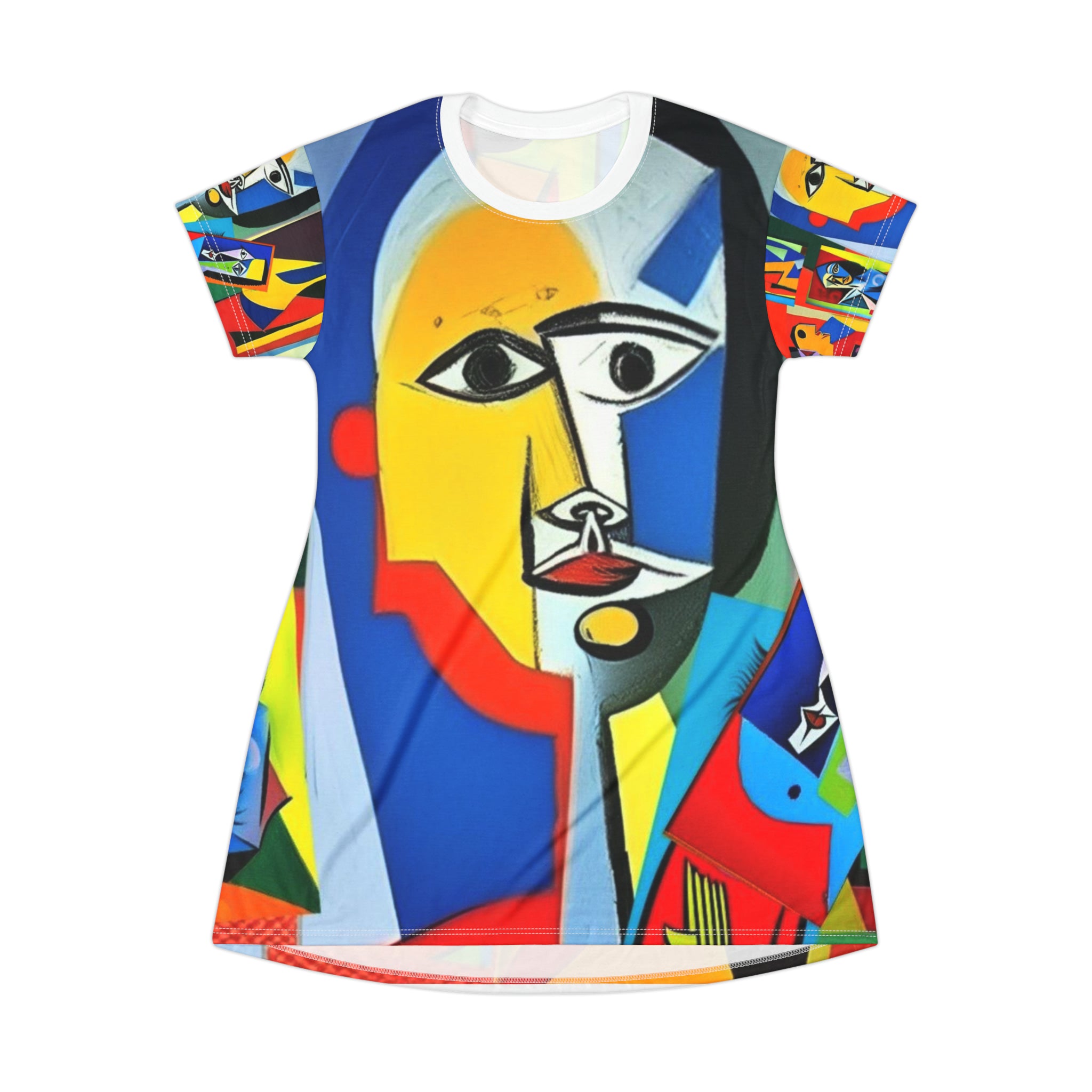 All Over Print T-Shirt Dress