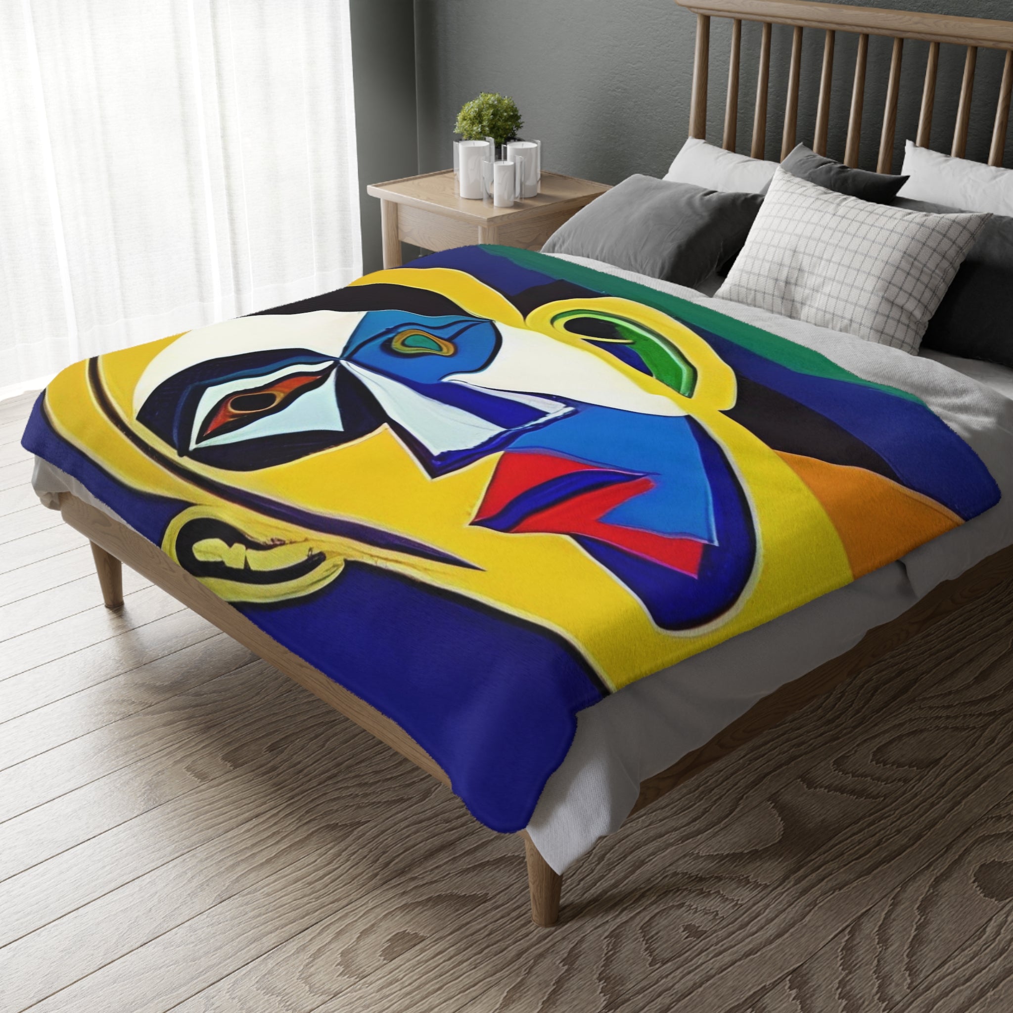 Velveteen Microfiber Blanket (Two-sided print)