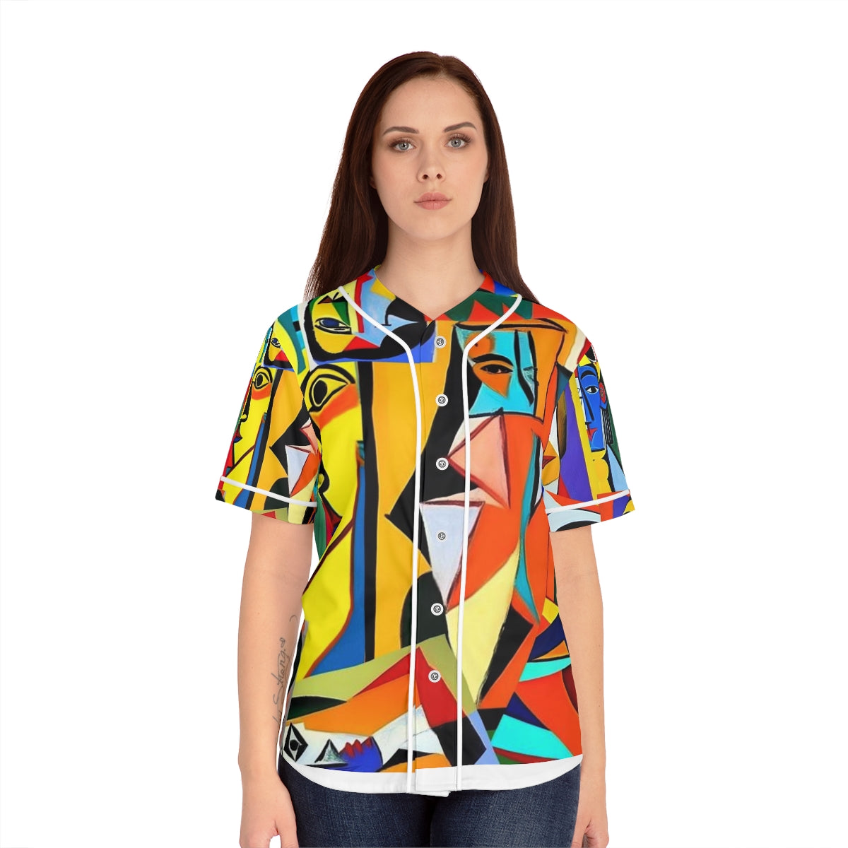 Women's Baseball Jersey (AOP)