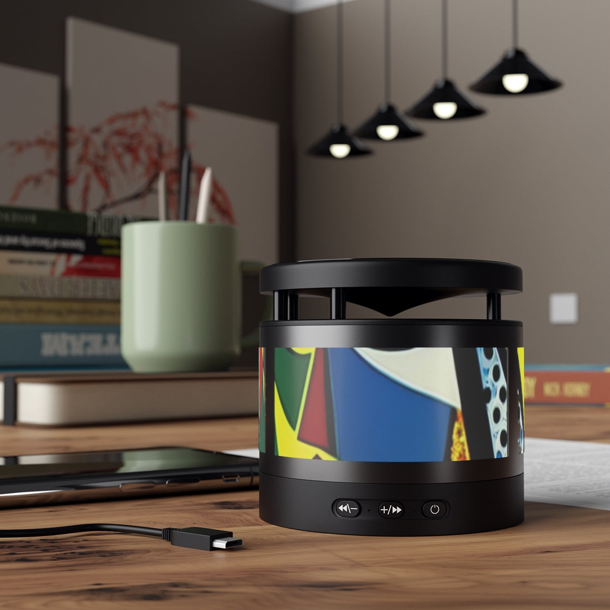 Metal Bluetooth Speaker and Wireless Charging Pad