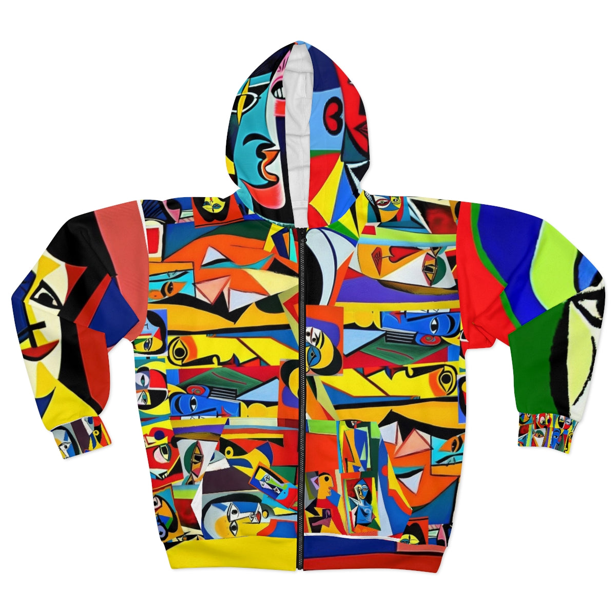 AOP Unisex Zip Hoodie