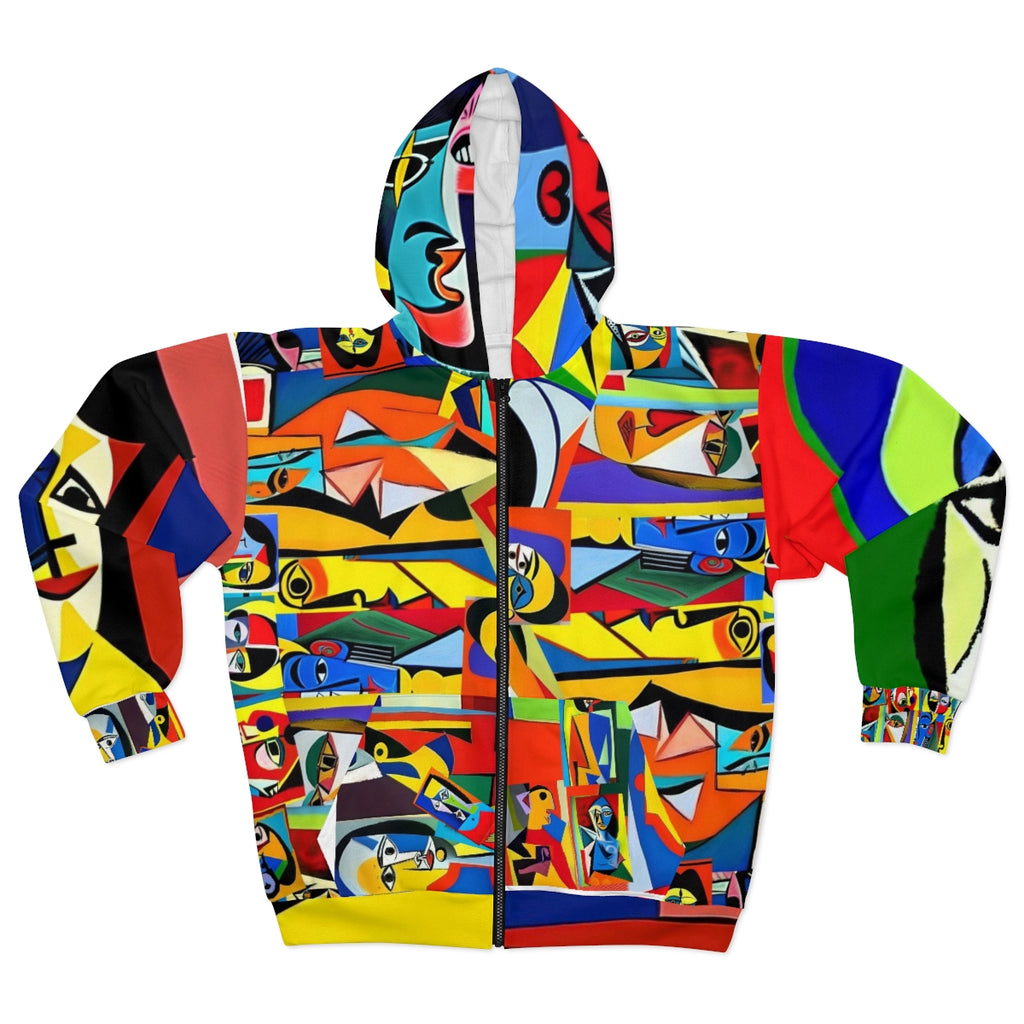 AOP Unisex Zip Hoodie