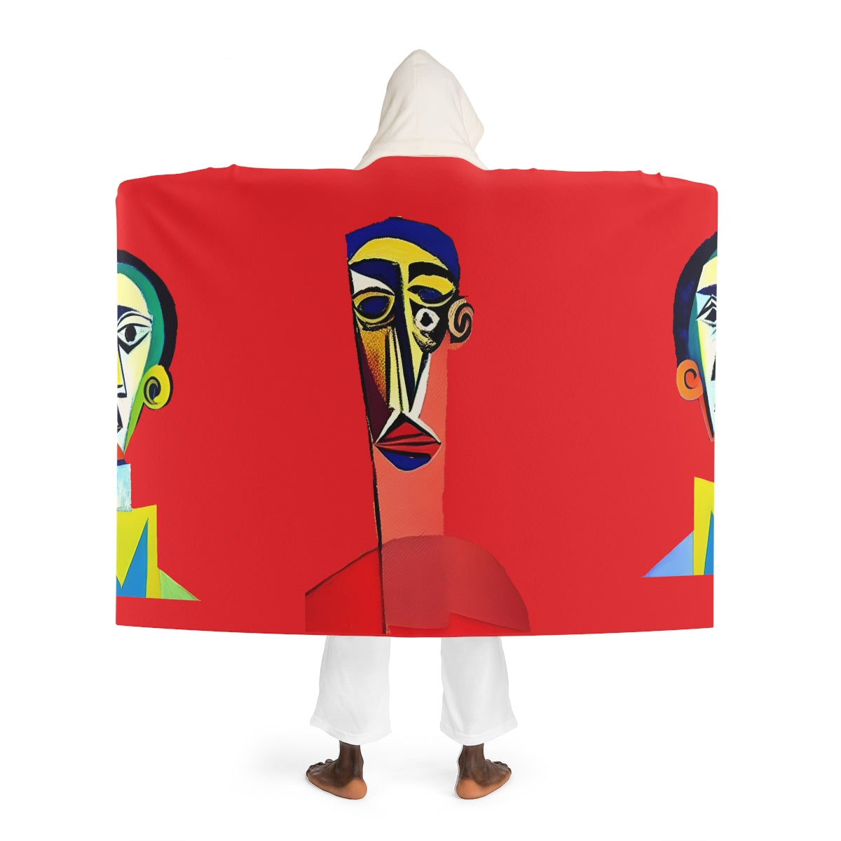 Hooded Sherpa Fleece Blanket