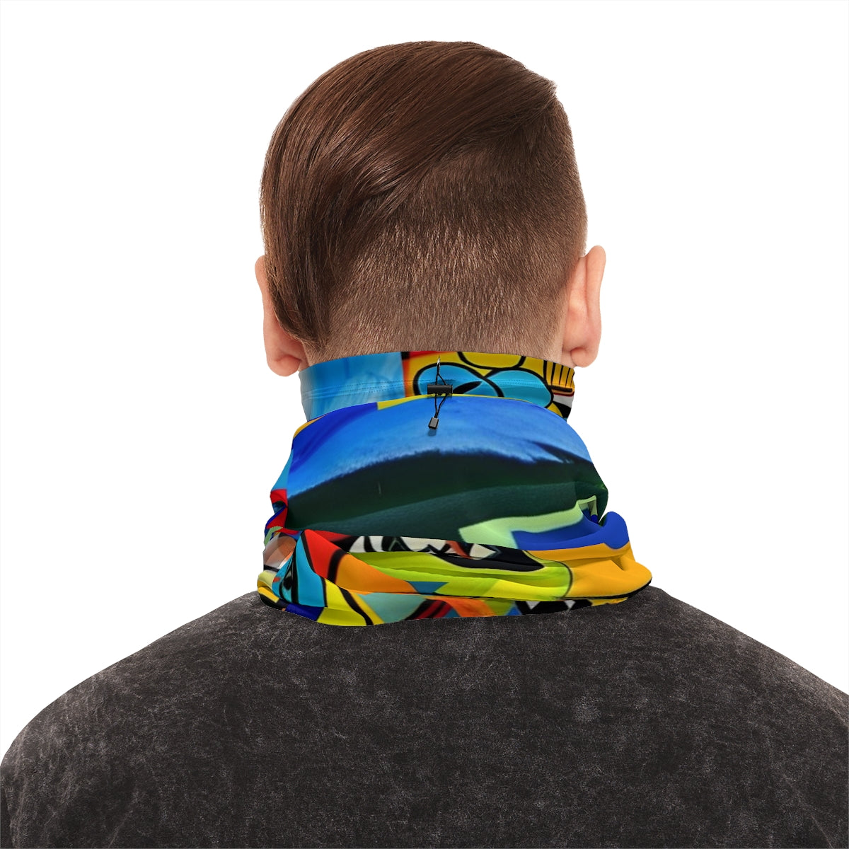 Winter Neck Gaiter With Drawstring