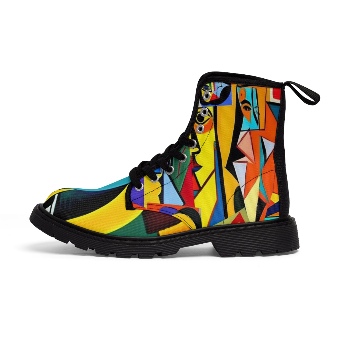 Cubic Women's Canvas Boots