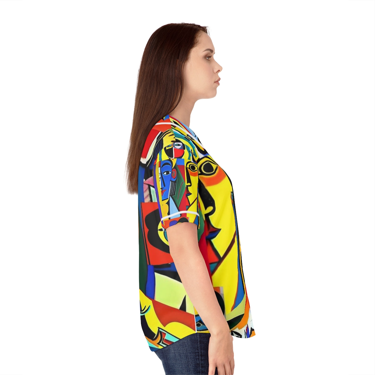 Women's Baseball Jersey (AOP)