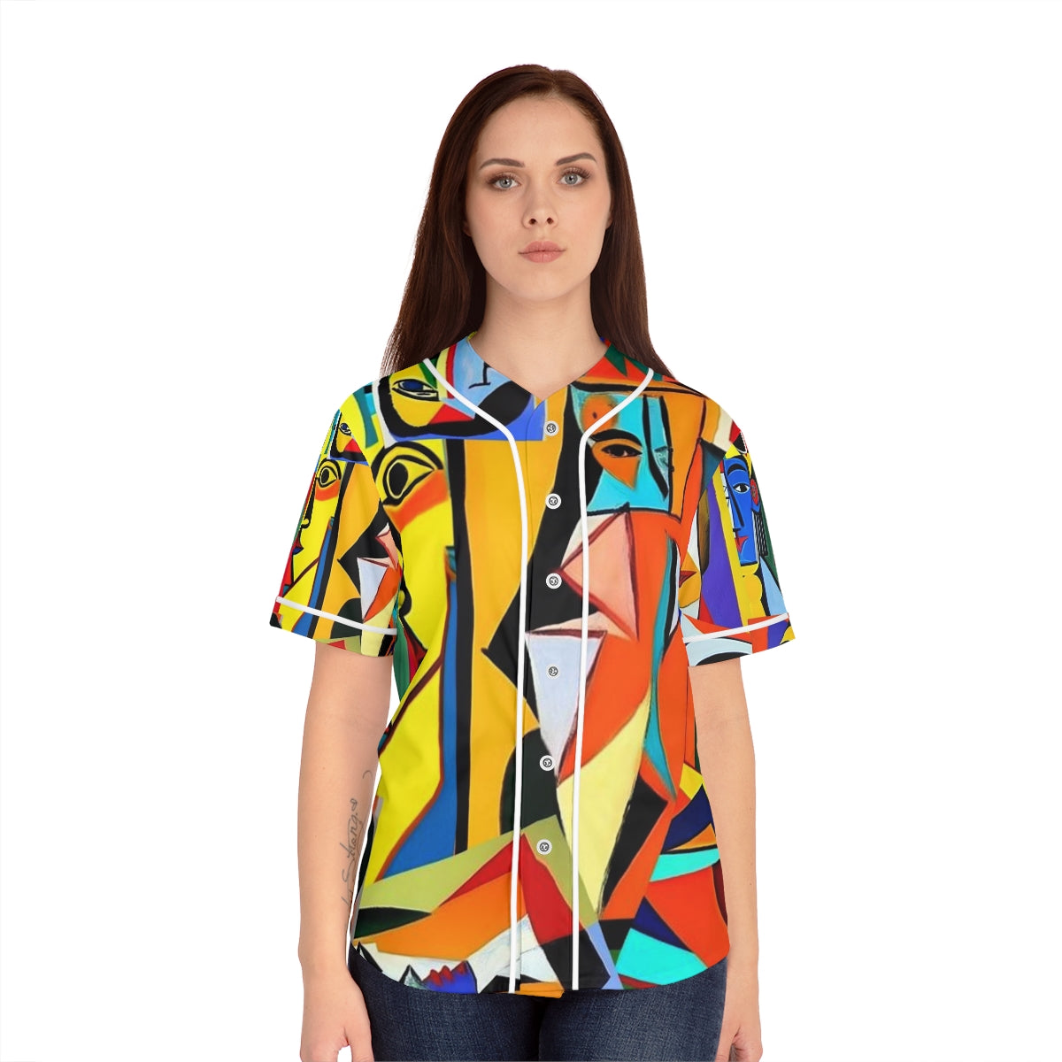 Women's Baseball Jersey (AOP)