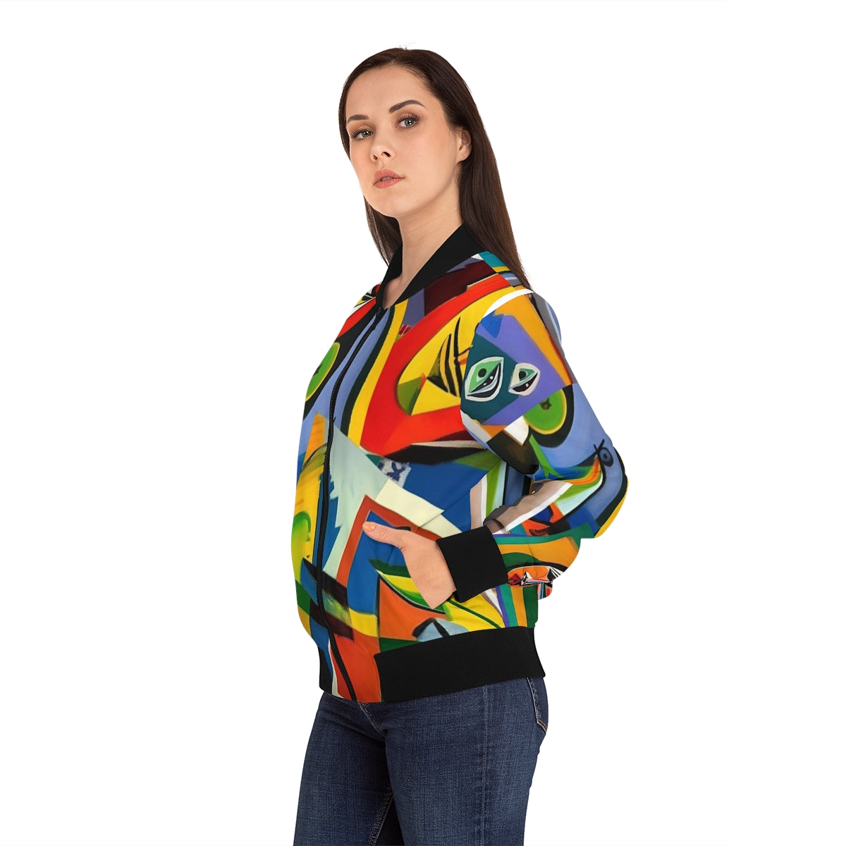 Women's Bomber Jacket (AOP)