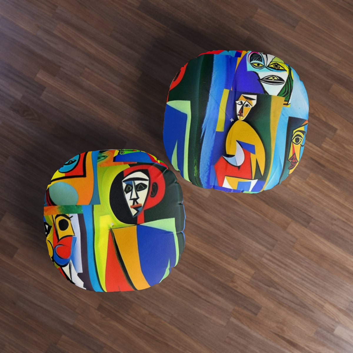 Tufted Floor Pillow, Round