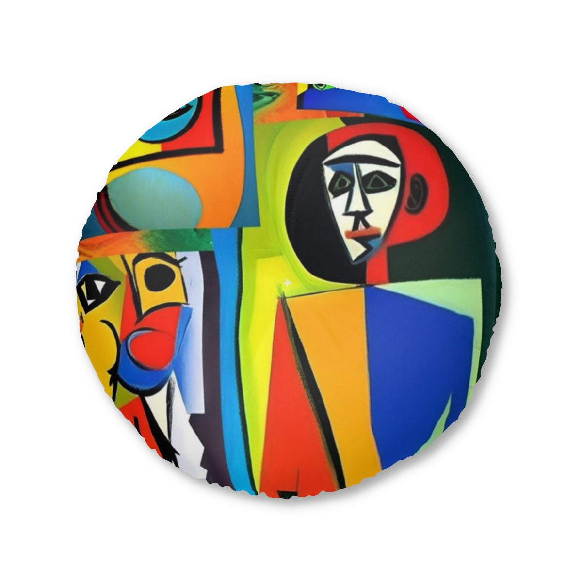 Tufted Floor Pillow, Round