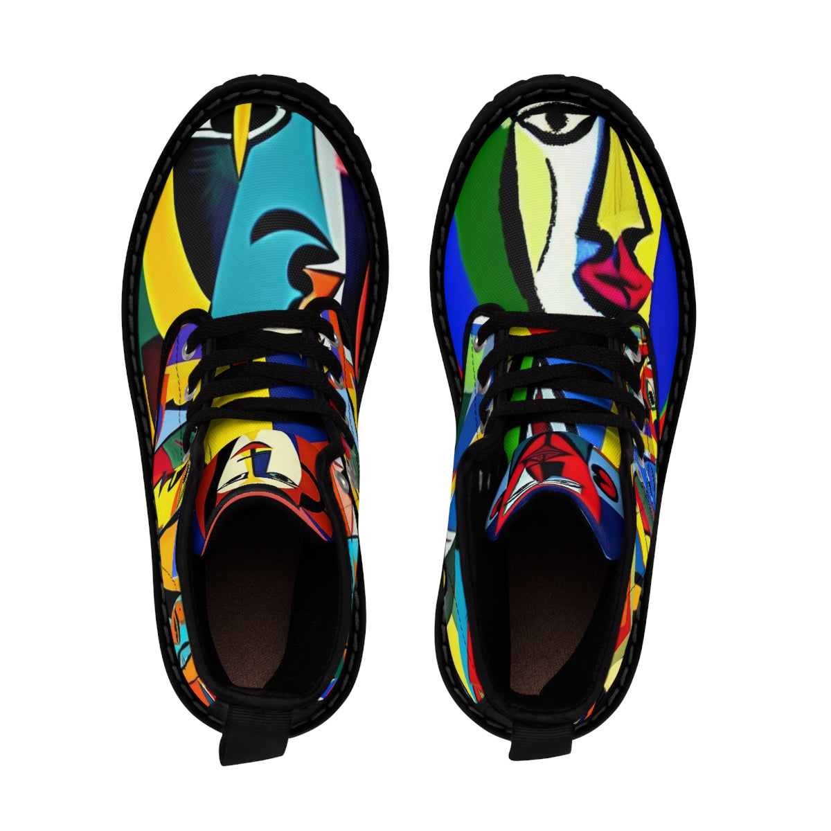 Cubic Women's Canvas Boots