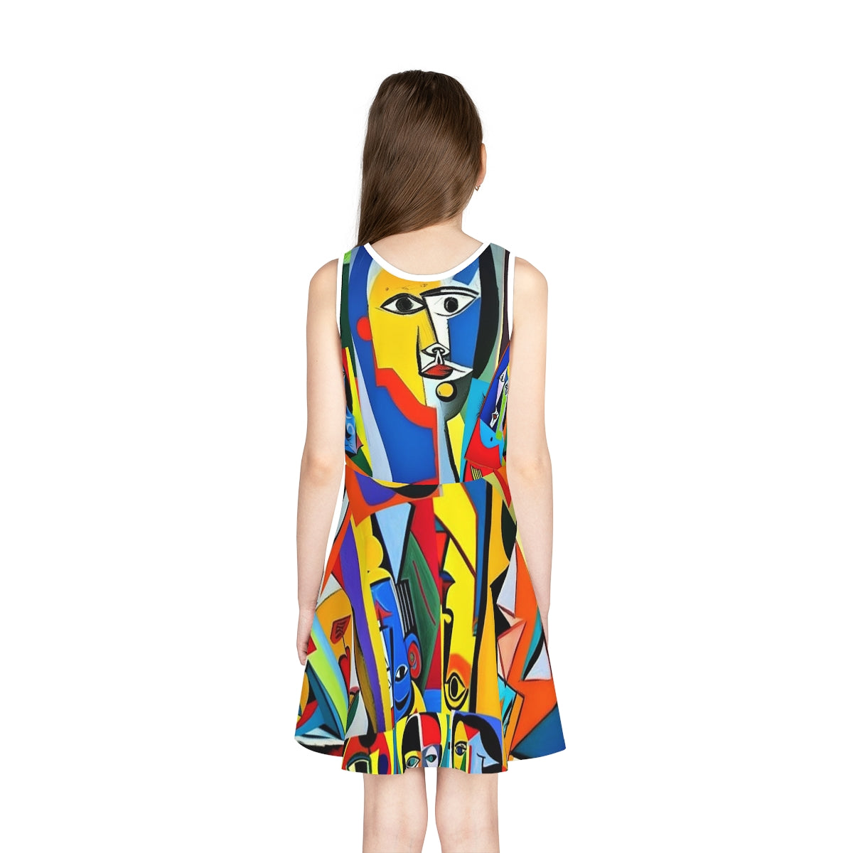 Girls' Sleeveless Sundress (AOP)